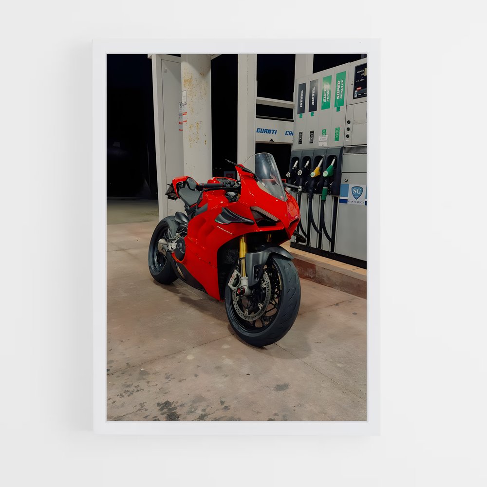 Poster Essence de Vitesse – affiche Ducati (vue 3)